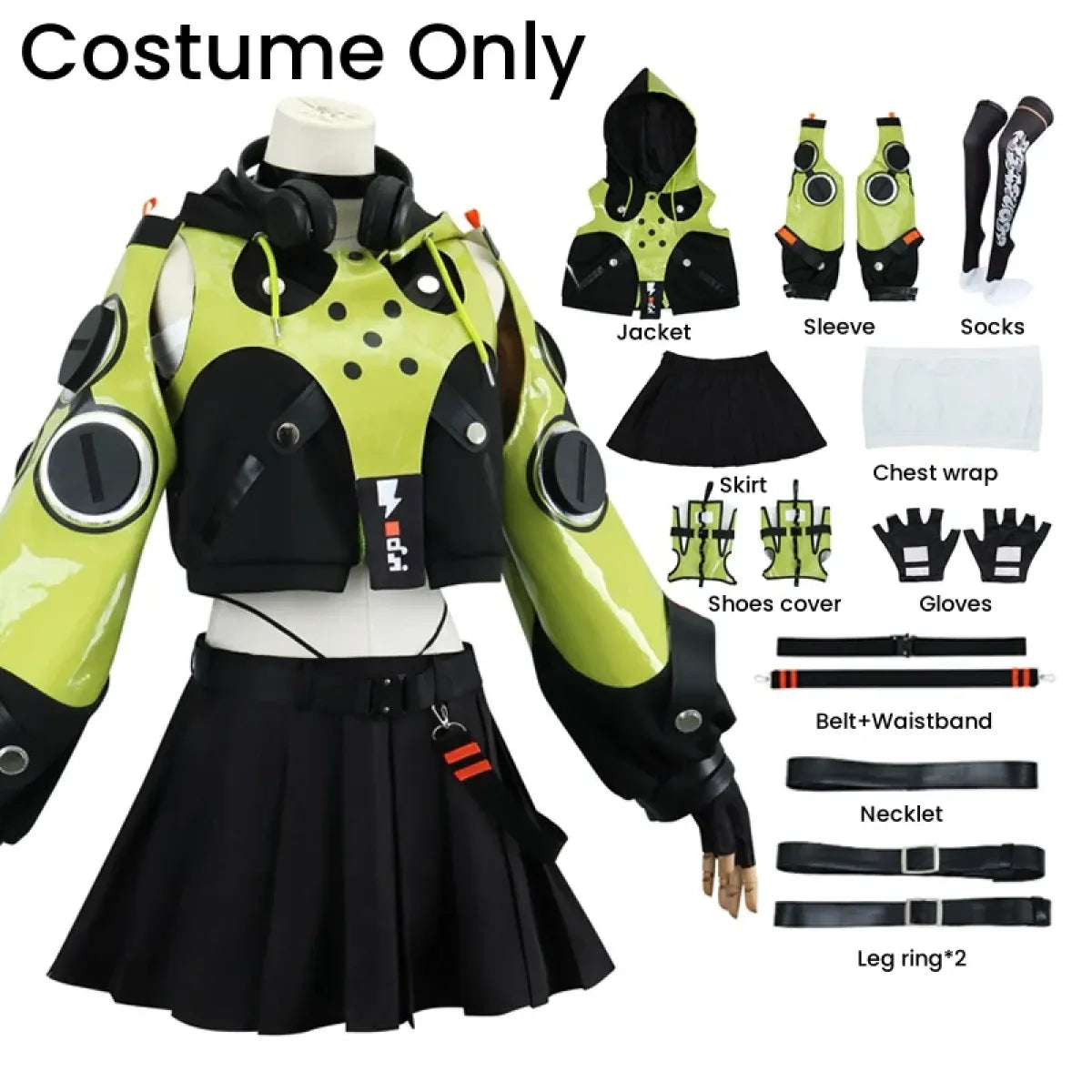 Anby Demara Cosplay Costume – Zenless Zone Zero Outfit with Props - Cosplay - Cosplay - 21