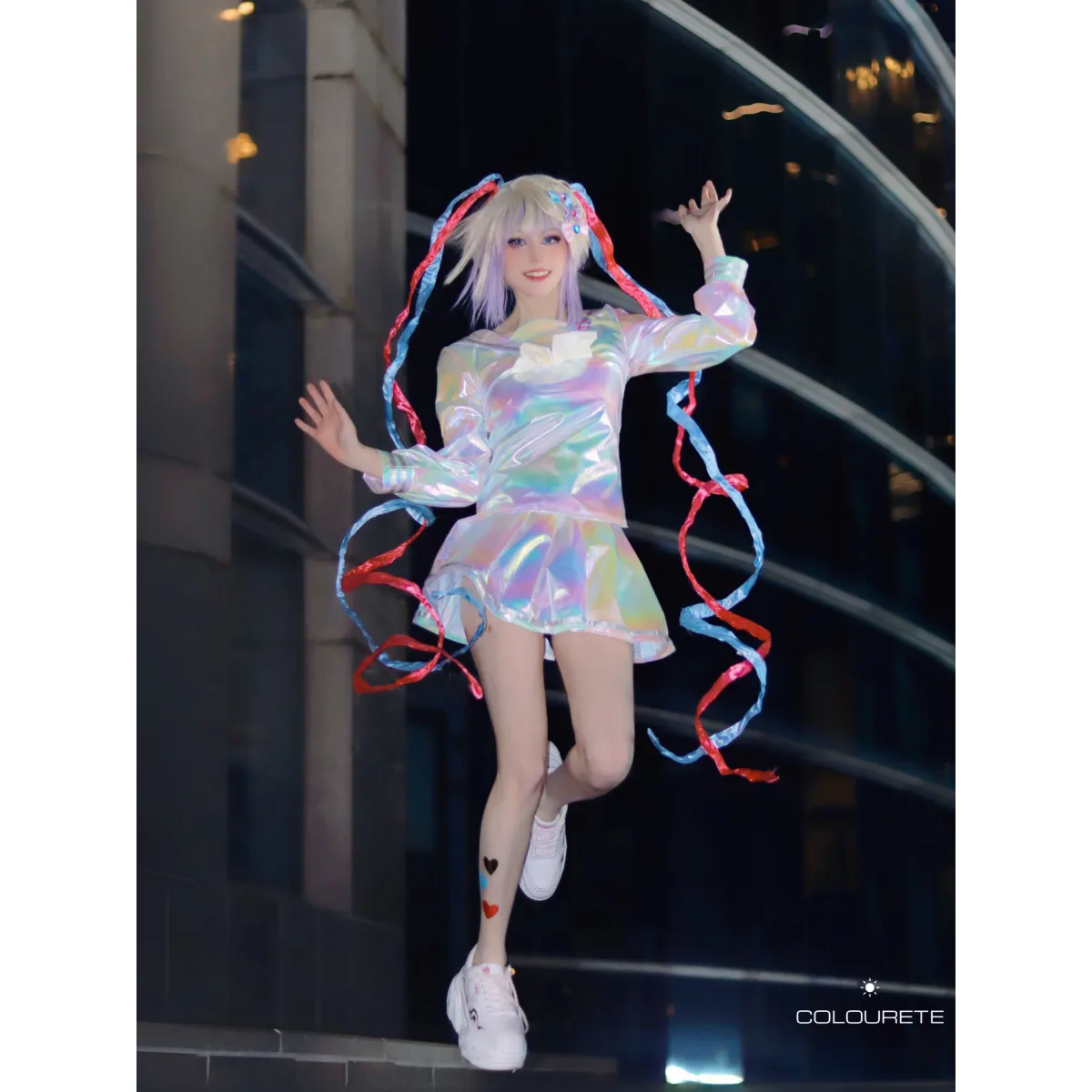 Needy Girl Overdose/Angel Carnival Party Costume - Laser JK Sailor Suit Halloween Cosplay - Cosplay - 29