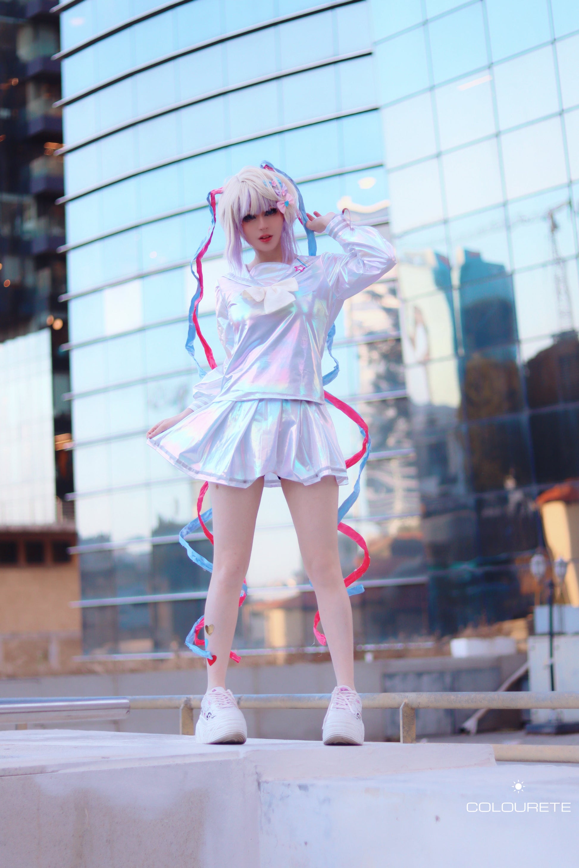 Needy Girl Overdose/Angel Carnival Party Costume - Laser JK Sailor Suit Halloween Cosplay - Cosplay - Costumes - 2025