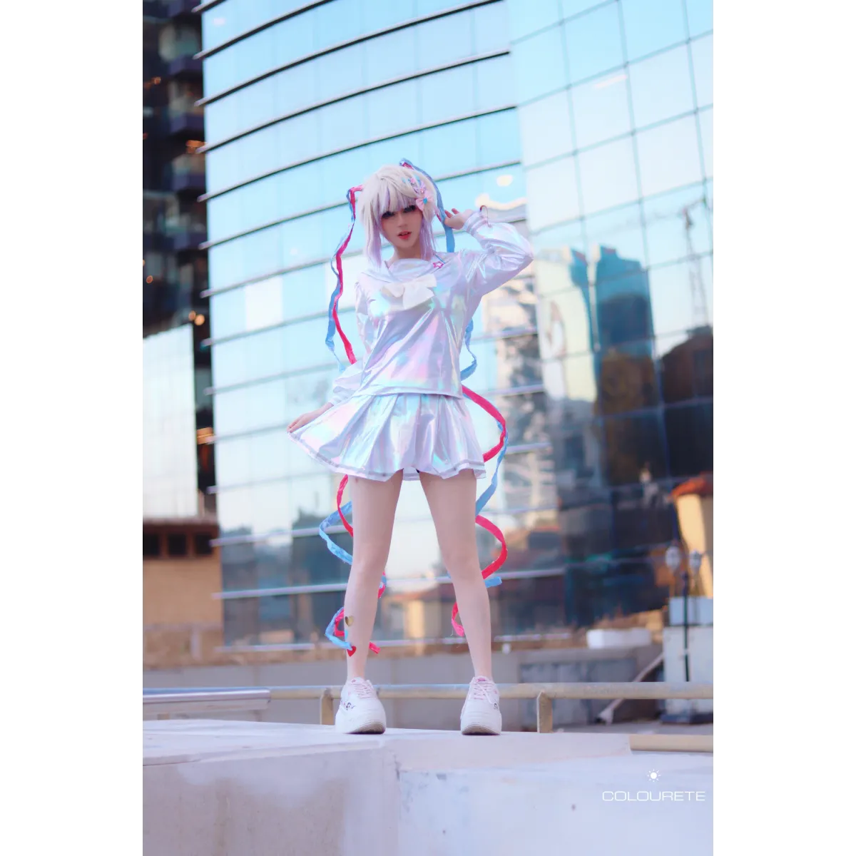 Needy Girl Overdose/Angel Carnival Party Costume - Laser JK Sailor Suit Halloween Cosplay - Cosplay - 2