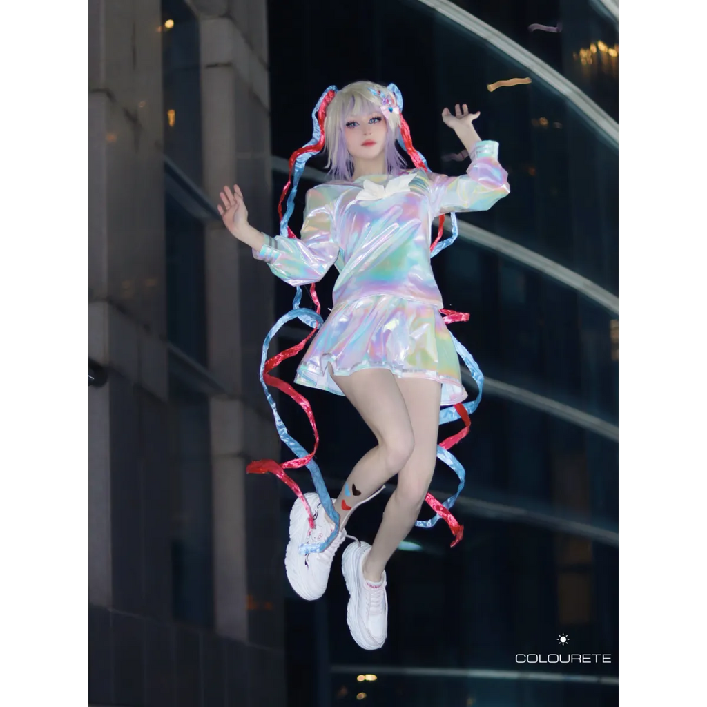 Needy Girl Overdose/Angel Carnival Party Costume - Laser JK Sailor Suit Halloween Cosplay - Cosplay - 27