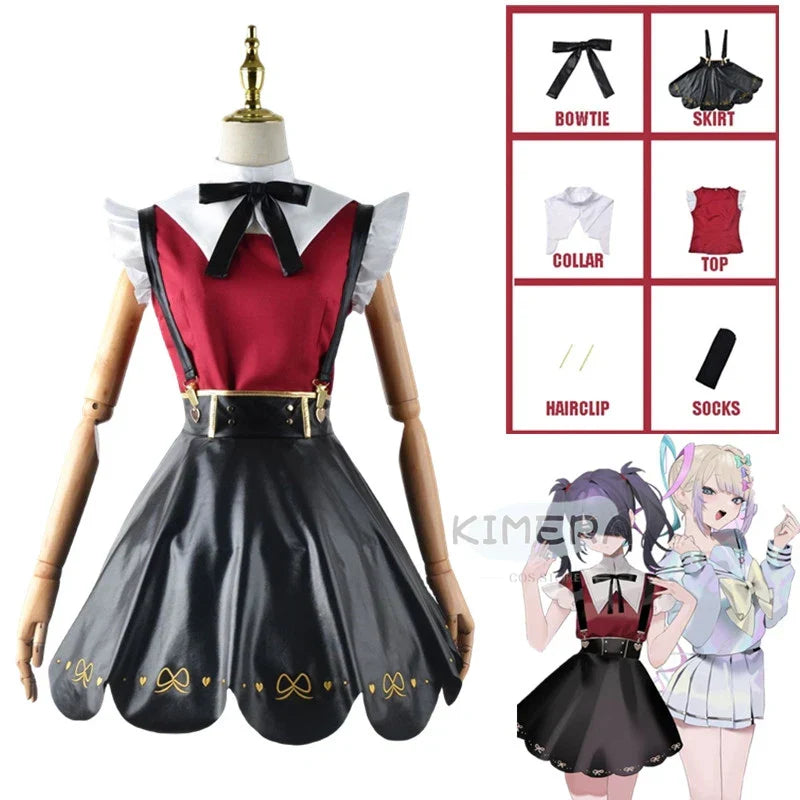 Needy Girl Overdose/Angel Carnival Party Costume - Laser JK Sailor Suit Halloween Cosplay - suit2 / XS / CHINA