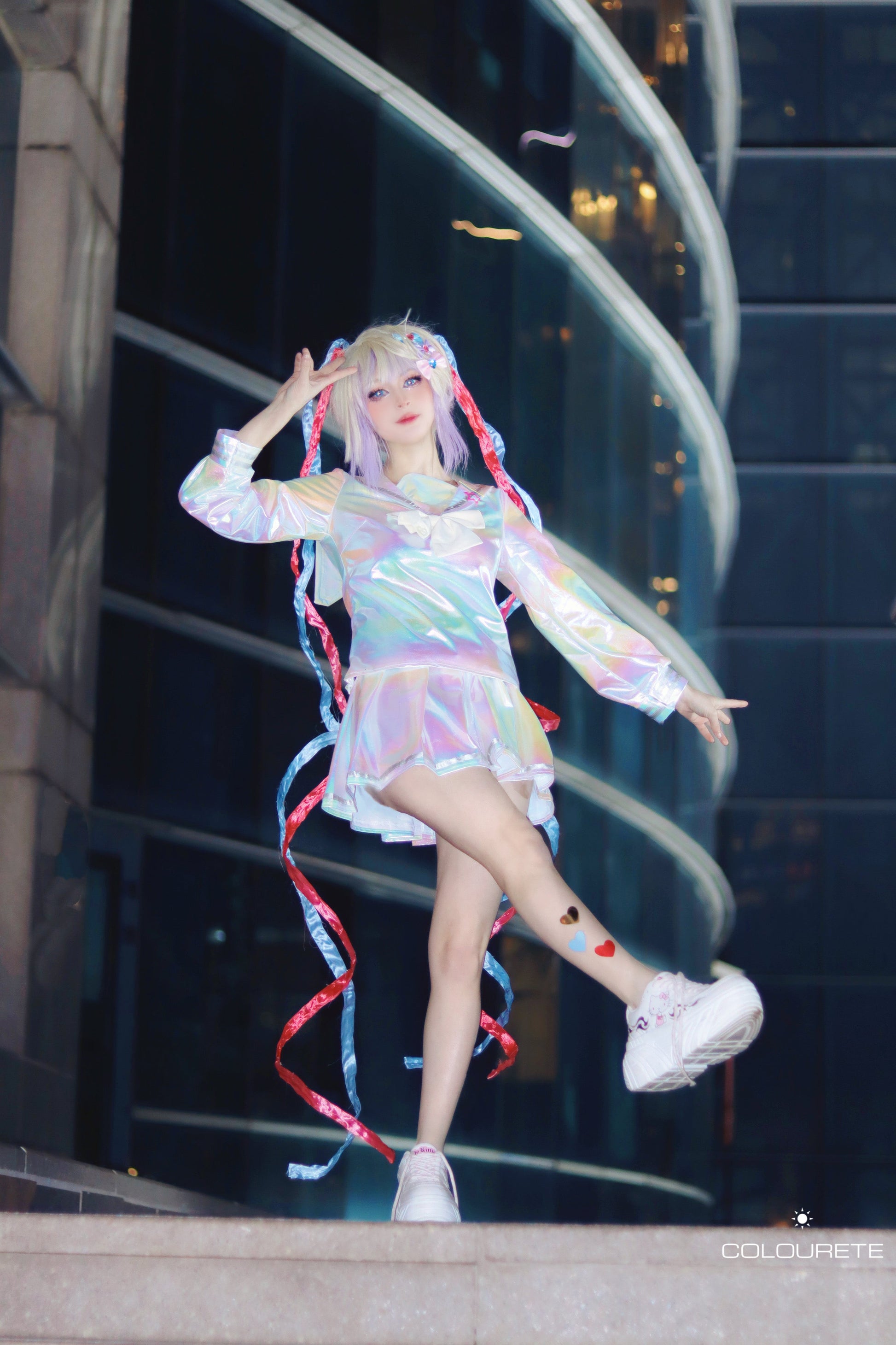 Needy Girl Overdose/Angel Carnival Party Costume - Laser JK Sailor Suit Halloween Cosplay - Cosplay - Costumes - 2025