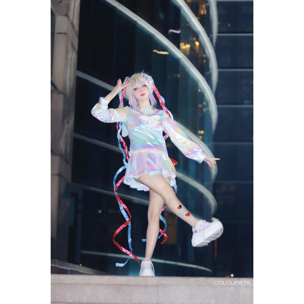 Needy Girl Overdose/Angel Carnival Party Costume - Laser JK Sailor Suit Halloween Cosplay - Cosplay - 33