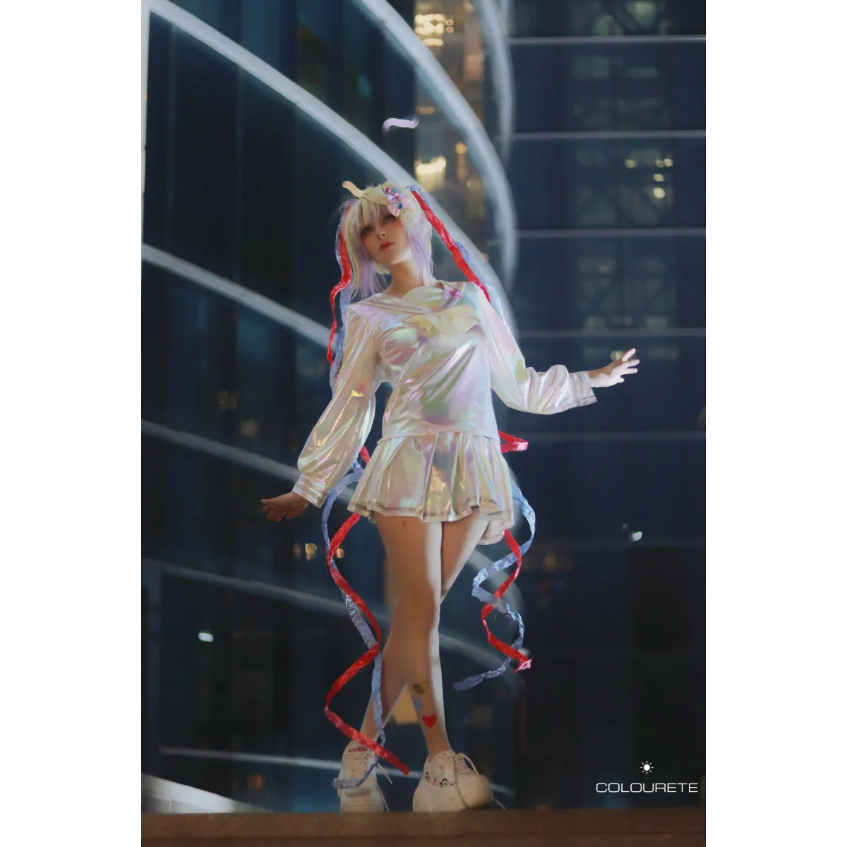 Needy Girl Overdose/Angel Carnival Party Costume - Laser JK Sailor Suit Halloween Cosplay - Cosplay - 35