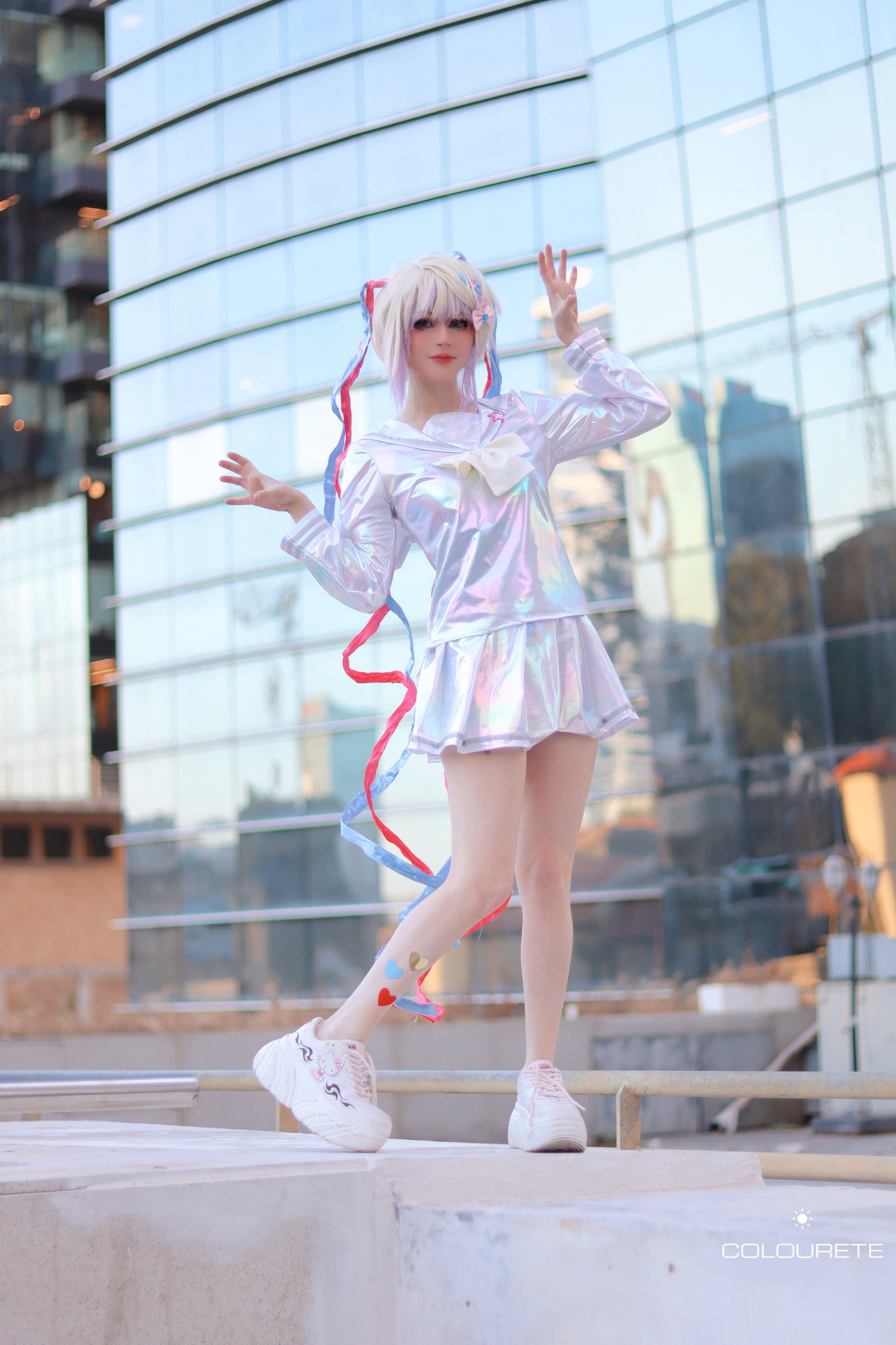 Needy Girl Overdose/Angel Carnival Party Costume - Laser JK Sailor Suit Halloween Cosplay - Cosplay - Costumes - 2025