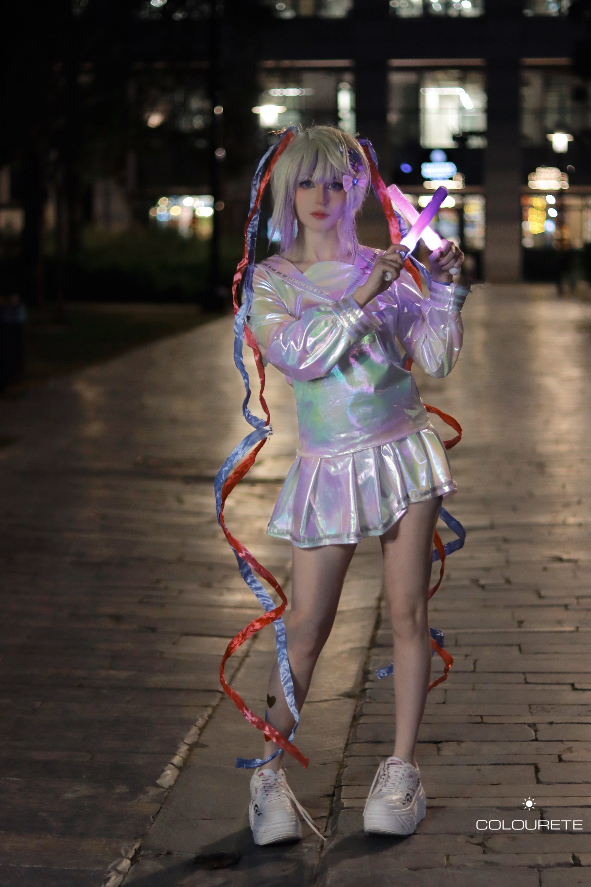 Needy Girl Overdose/Angel Carnival Party Costume - Laser JK Sailor Suit Halloween Cosplay - Cosplay - Costumes - 2025