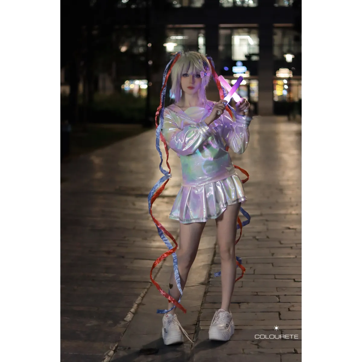 Needy Girl Overdose/Angel Carnival Party Costume - Laser JK Sailor Suit Halloween Cosplay - Cosplay - 28