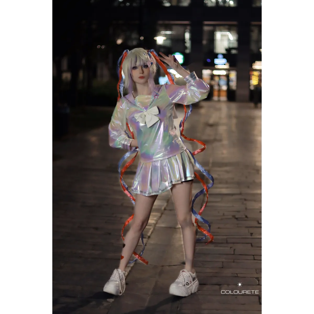 Needy Girl Overdose/Angel Carnival Party Costume - Laser JK Sailor Suit Halloween Cosplay - Cosplay - 30