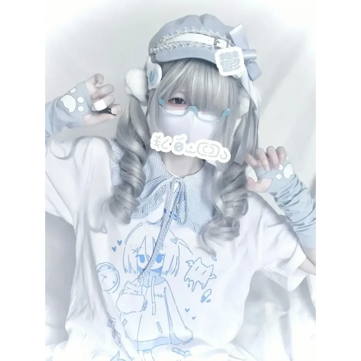 Harajuku Angel Print Oversized T-Shirt - T-Shirts - T-Shirt - 5