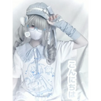 Harajuku Angel Print Oversized T-Shirt - T-Shirts - T-Shirt - 4