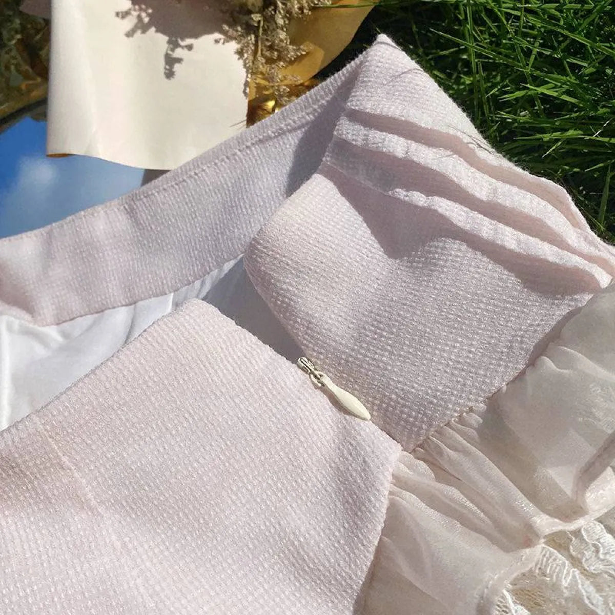 Angelic Lace Ruffle Mini Skirt - Bottoms - 18