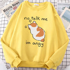 Kawaii ’Im Angy’ Cat Hoodie - Women’s Clothing & Accessories - 18