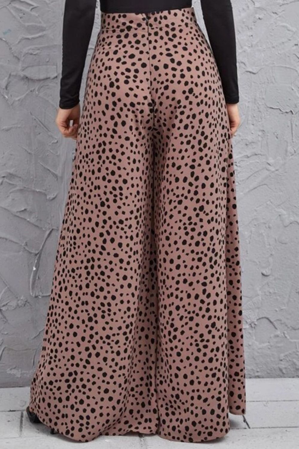 Animal Print High-Rise Culottes - Bottoms - Pants - 2 - 2024