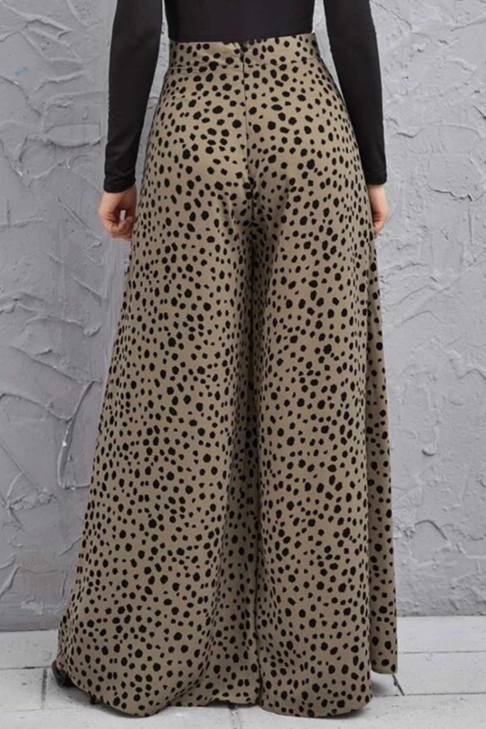 Animal Print High-Rise Culottes - Bottoms - Pants - 8 - 2024