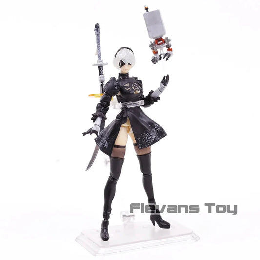 2B & Machine Lifeform - NieR Automata PVC Figure - Anime - Action & Toy Figures - 2 - 2024