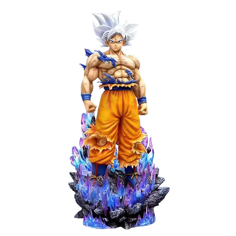 33cm Dragon Ball Ultra Instinct Son Goku PVC Statue - 33cm Goku / With Box - Anime - Action & Toy Figures - 5 - 2024