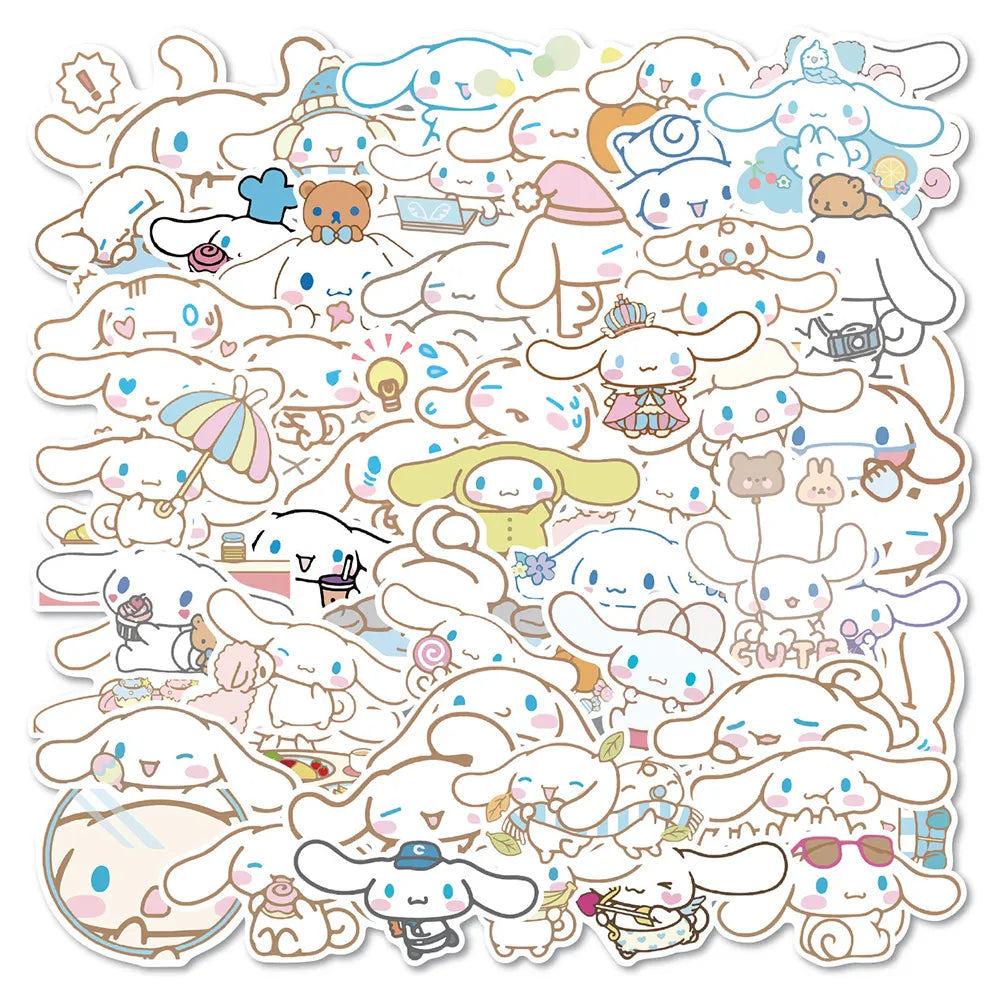 50pcs Sanrio Cartoon Stickers - Hello Kitty Kuromi My Melody - Style 13 - Anime - Decorative Stickers - 19 - 2024