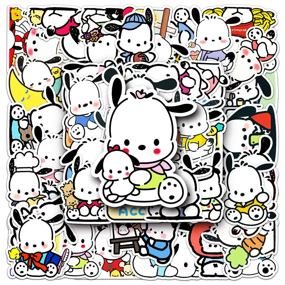 50pcs Sanrio Cartoon Stickers - Hello Kitty Kuromi My Melody - Style 6 - Anime - Decorative Stickers - 12 - 2024