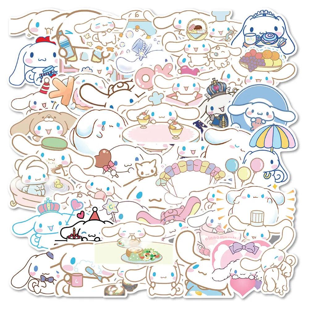 50pcs Sanrio Cartoon Stickers - Hello Kitty Kuromi My Melody - Style 14 - Anime - Decorative Stickers - 20 - 2024