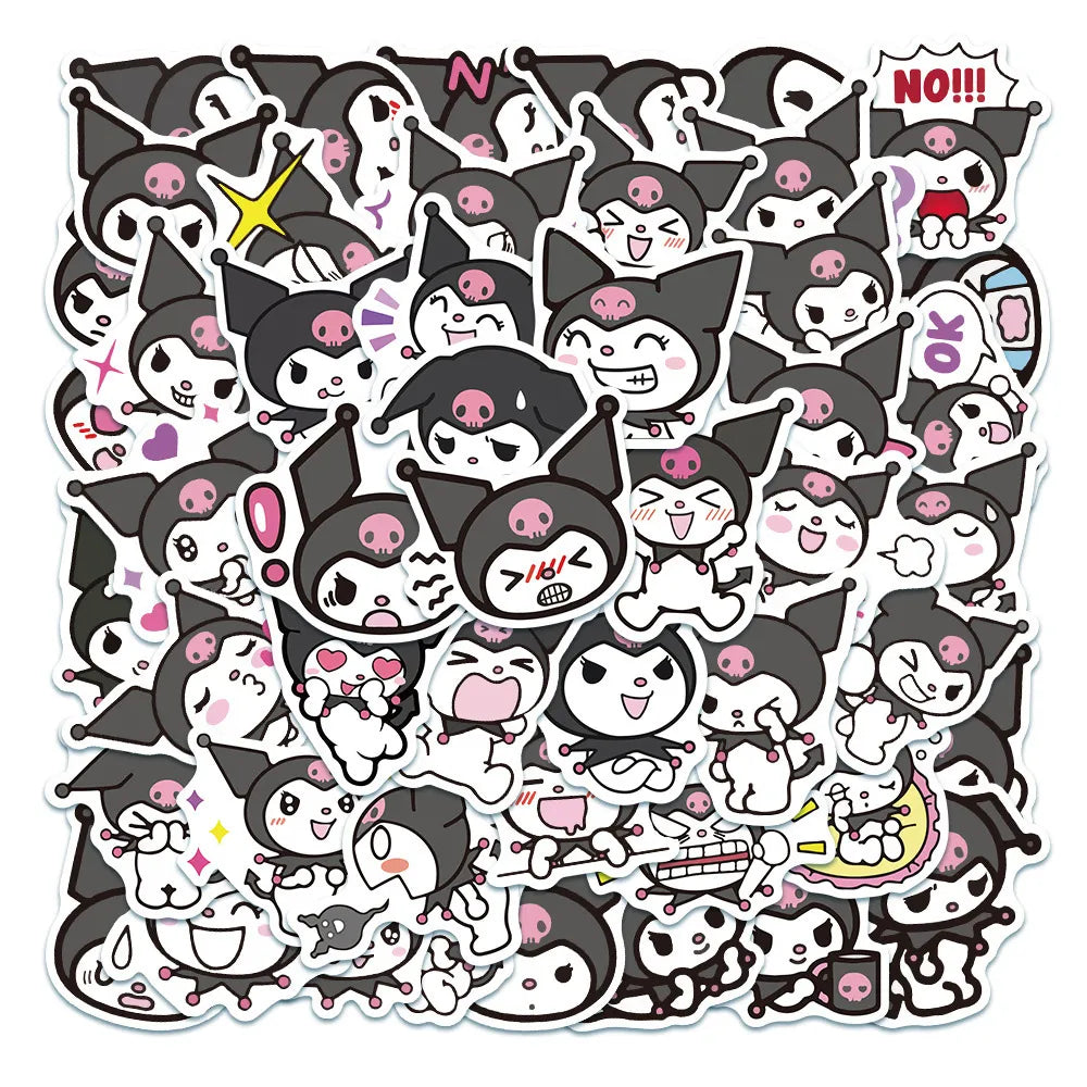 50pcs Sanrio Cartoon Stickers - Hello Kitty Kuromi My Melody - Style 31 - Anime - Decorative Stickers - 37 - 2024