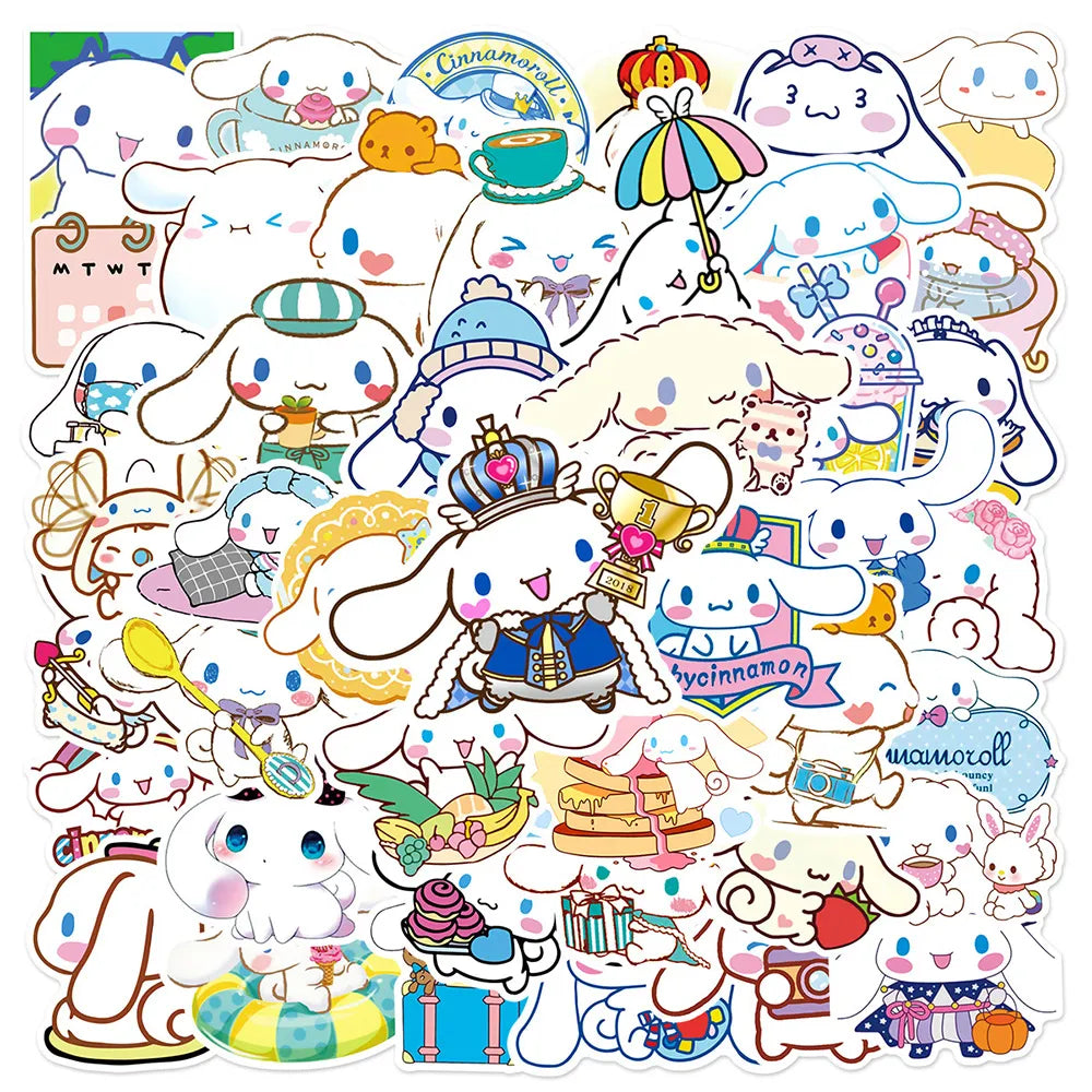 50pcs Sanrio Cartoon Stickers - Hello Kitty Kuromi My Melody - Style 29 - Anime - Decorative Stickers - 35 - 2024