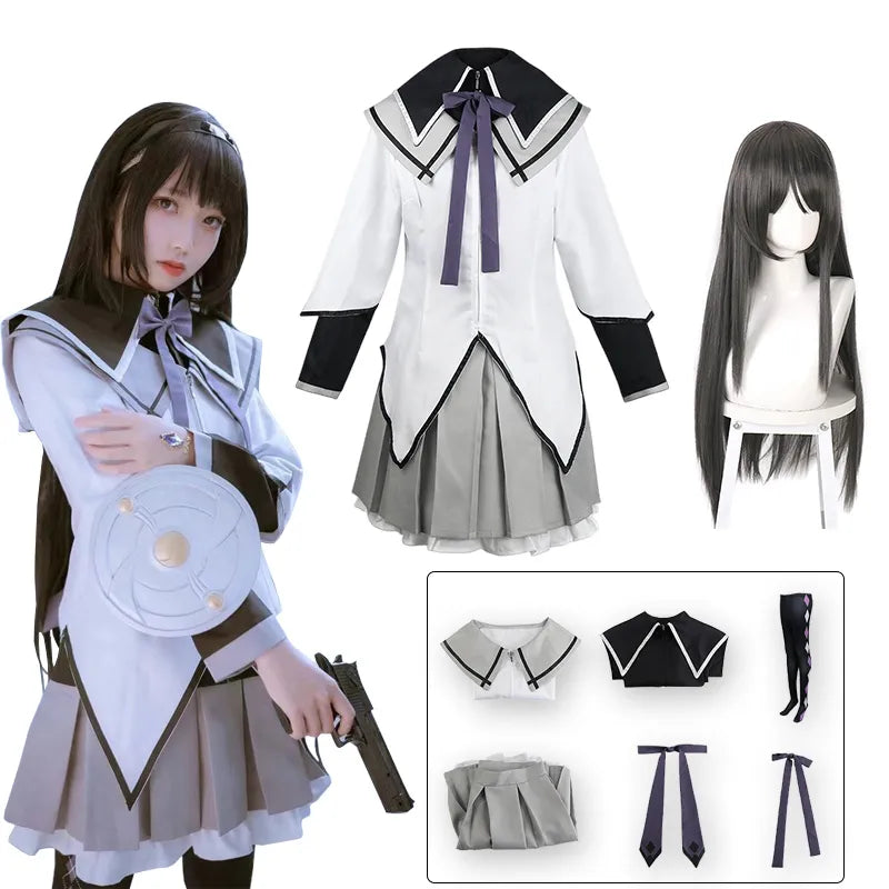 Akemi Homura Magical Girl Costume Set - Anime - Costumes - 1 - 2024
