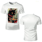 Anime Cat Ramen Graphic T-Shirt - T-Shirts - T-Shirt - 8