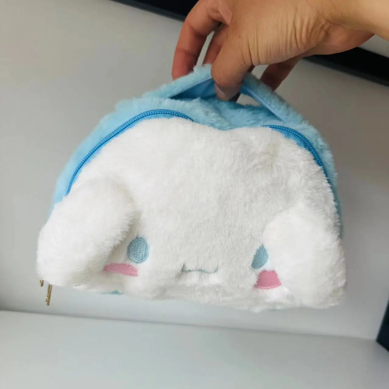 Cute Sanrio Kuromi Plush Makeup Bag - Cinnamoroll - Anime - Luggage & Bags - 9 - 2024