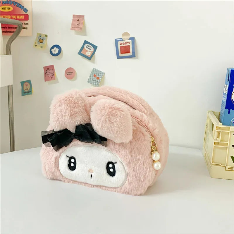 Cute Sanrio Kuromi Plush Makeup Bag - My Melody 1 - Anime - Luggage & Bags - 11 - 2024