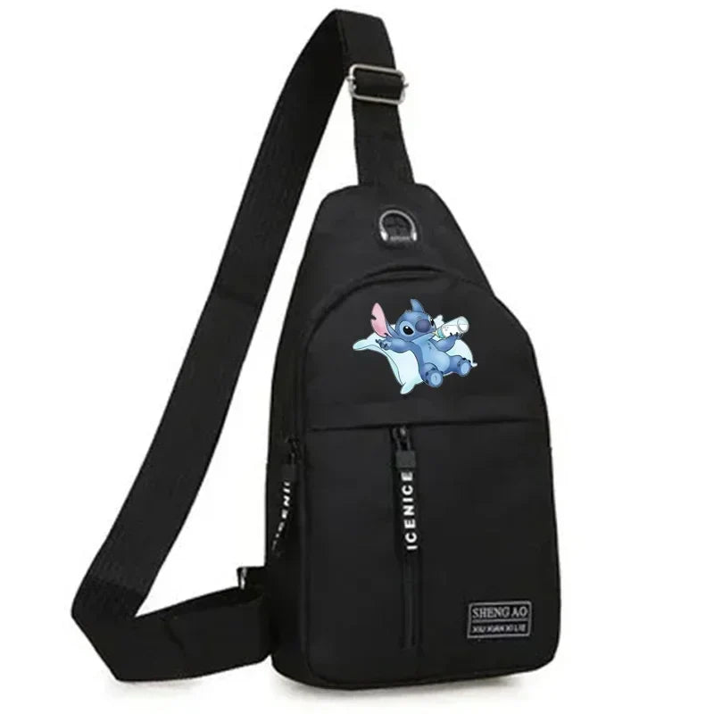 Disney Stitch Multifunctional Chest Bag - sdz0038 - Anime - Luggage & Bags - 3 - 2024