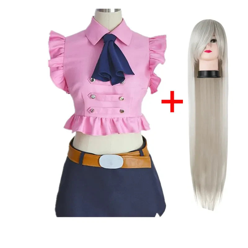 Elizabeth Liones Cosplay Costume - The Seven Deadly Sins - Set 1 / S - Anime - Costumes - 5 - 2024