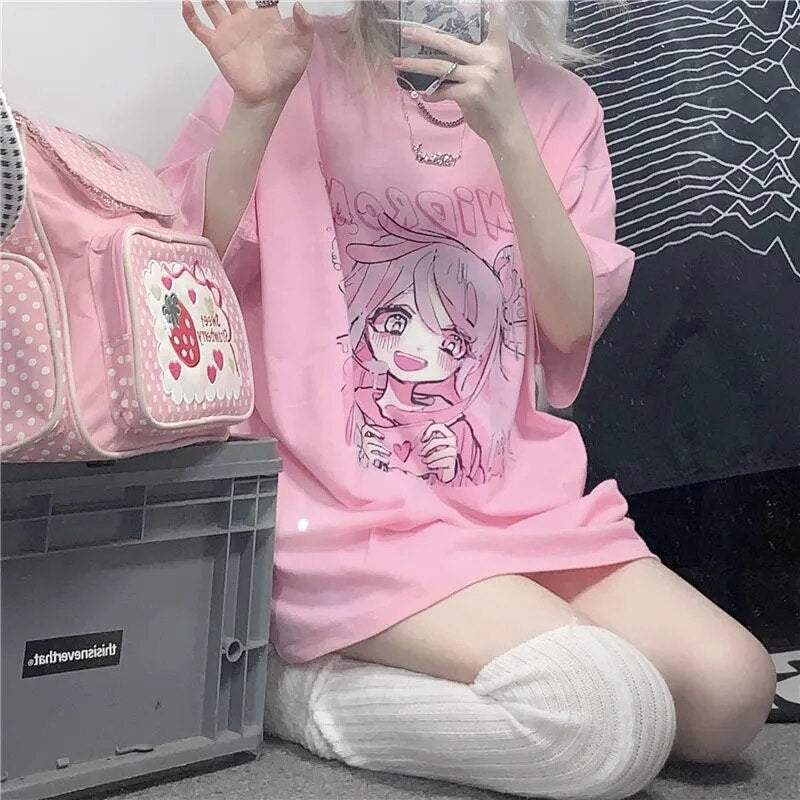 Anime Gamer Girl Tee - T-Shirts - Clothing - 3 - 2024