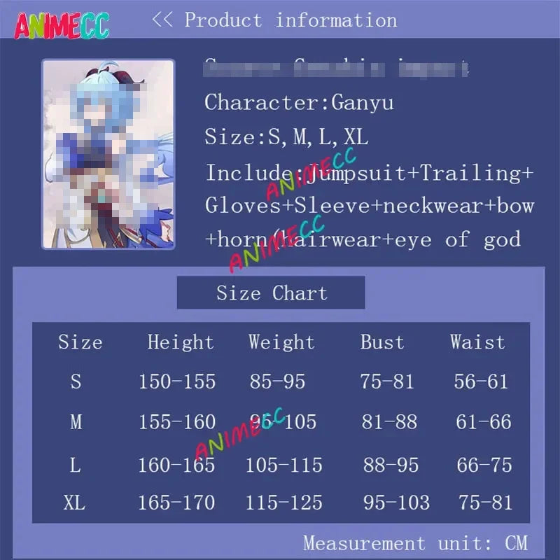 Genshin Impact Ganyu Cosplay Costume - Anime - Costumes - 3 - 2024