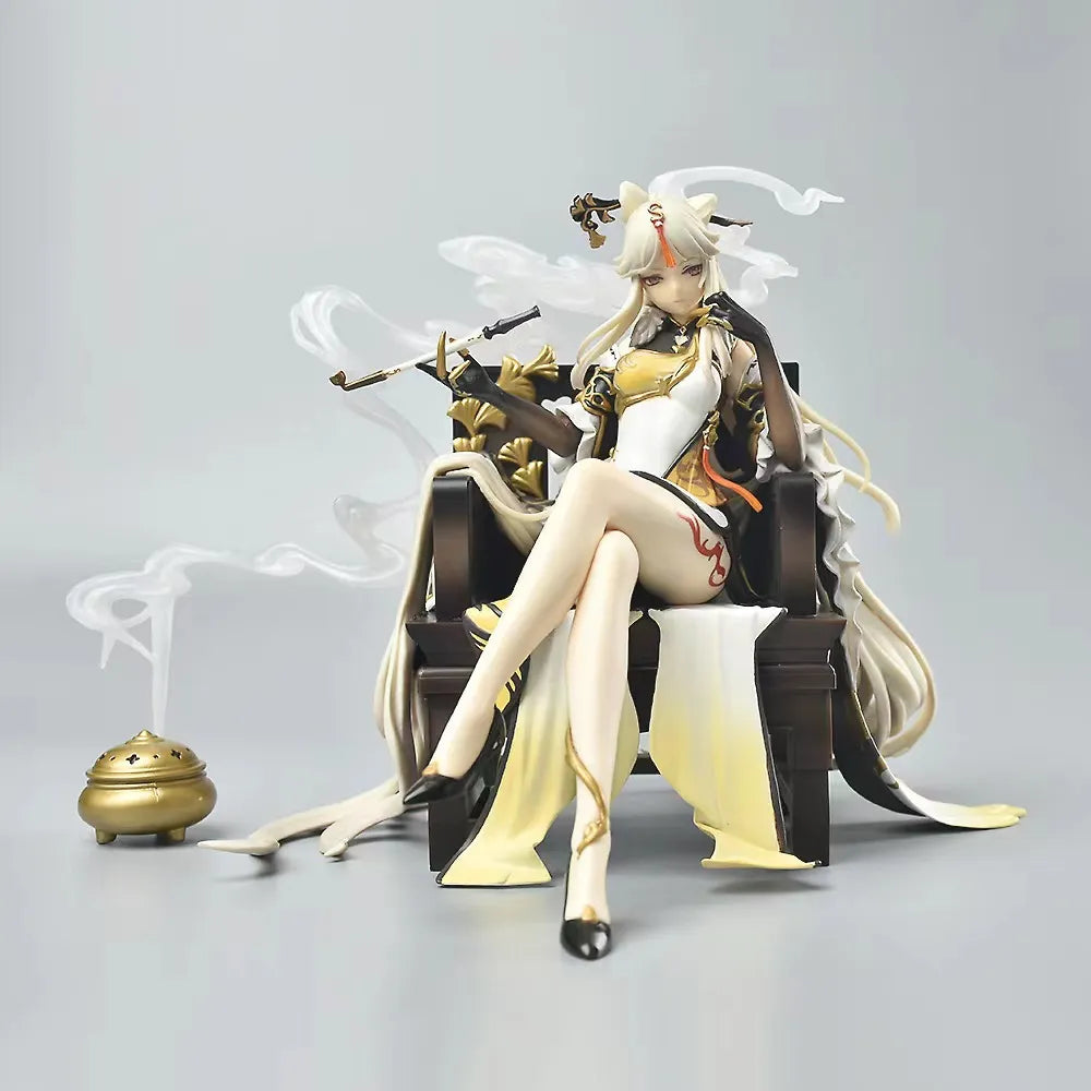 Genshin Impact Ningguang Gold Leaf & Pearly Jade Ver. Anime Figure - 18cm - Anime - Action & Toy Figures - 1 - 2024