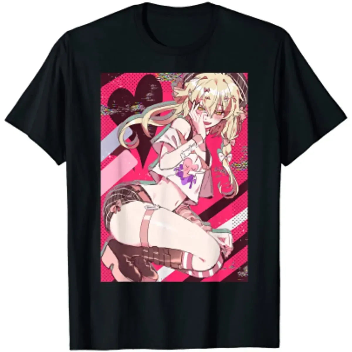 Anime Harajuku Graphic T-Shirt - Anime - T-Shirts - 4