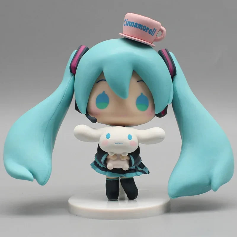 Hatsune Miku with Cinnamoroll Figure - Pink - Anime - Stuffed Animals - 7 - 2024