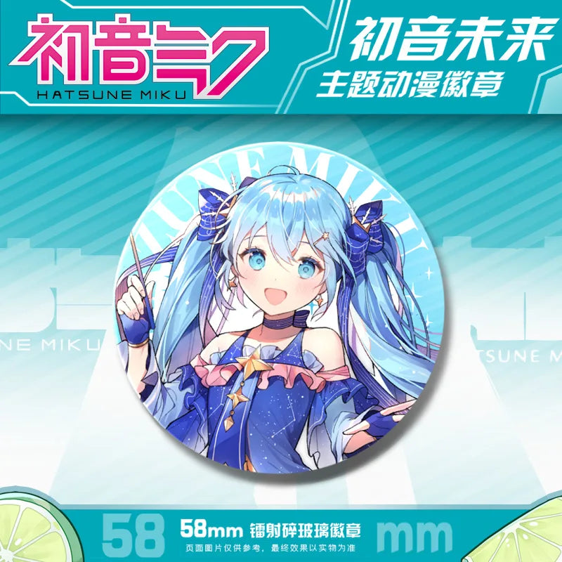 Hatsune Miku Anime Kawaii Button Pin - Cute Badges for Anything - Anime - Apparel & Accessories - 28 - 2024