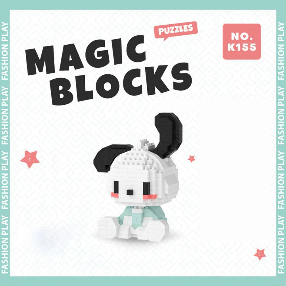 Hello Kitty Building Block - Sanrio Anime Figure - Pochacco / No Box - Anime - Action & Toy Figures - 8 - 2024
