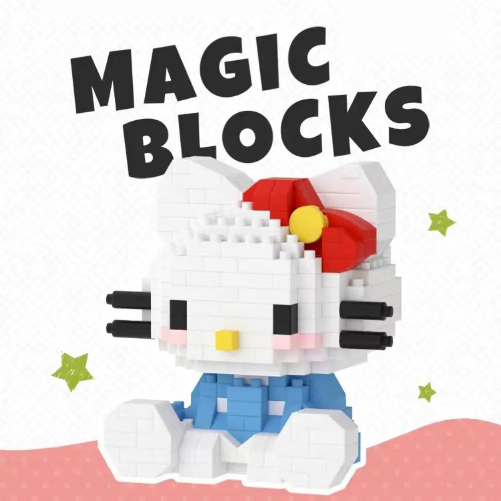 Hello Kitty Building Block - Sanrio Anime Figure - Anime - Action & Toy Figures - 5 - 2024