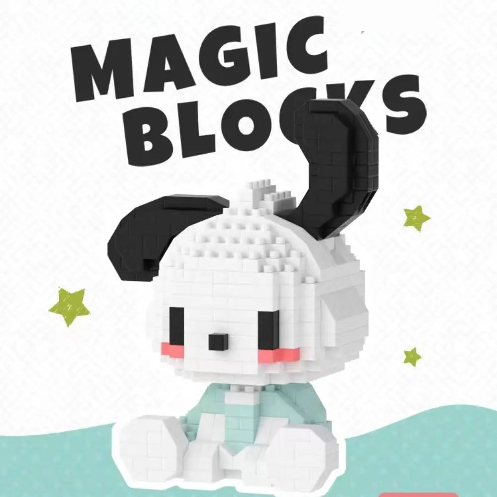 Hello Kitty Building Block - Sanrio Anime Figure - Anime - Action & Toy Figures - 4 - 2024