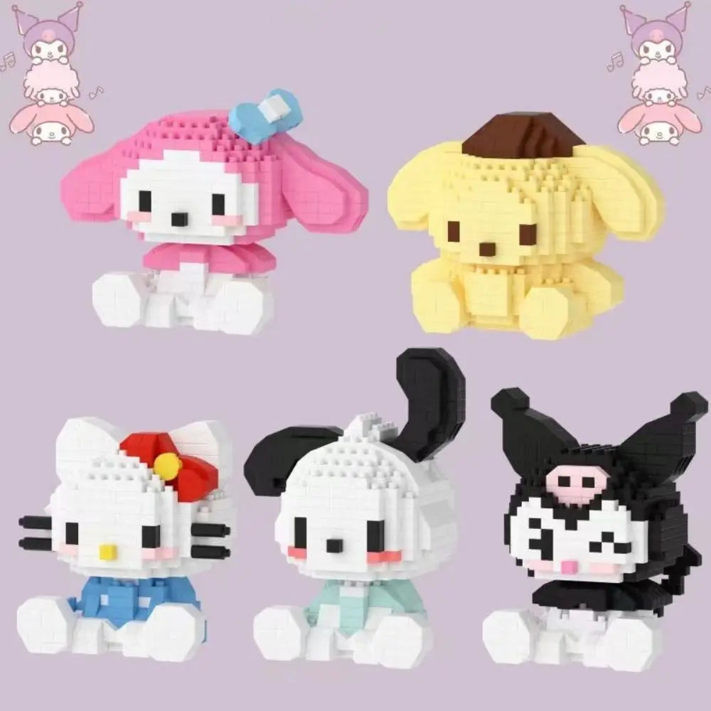 Hello Kitty Building Block - Sanrio Anime Figure - Anime - Action & Toy Figures - 1 - 2024