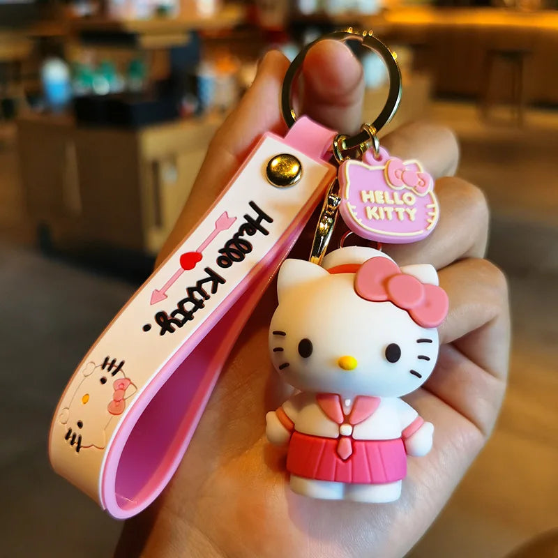 Hello Kitty Keychain - Cute Anime Accessories - WJ047C2 - Anime - Keychains - 20 - 2024