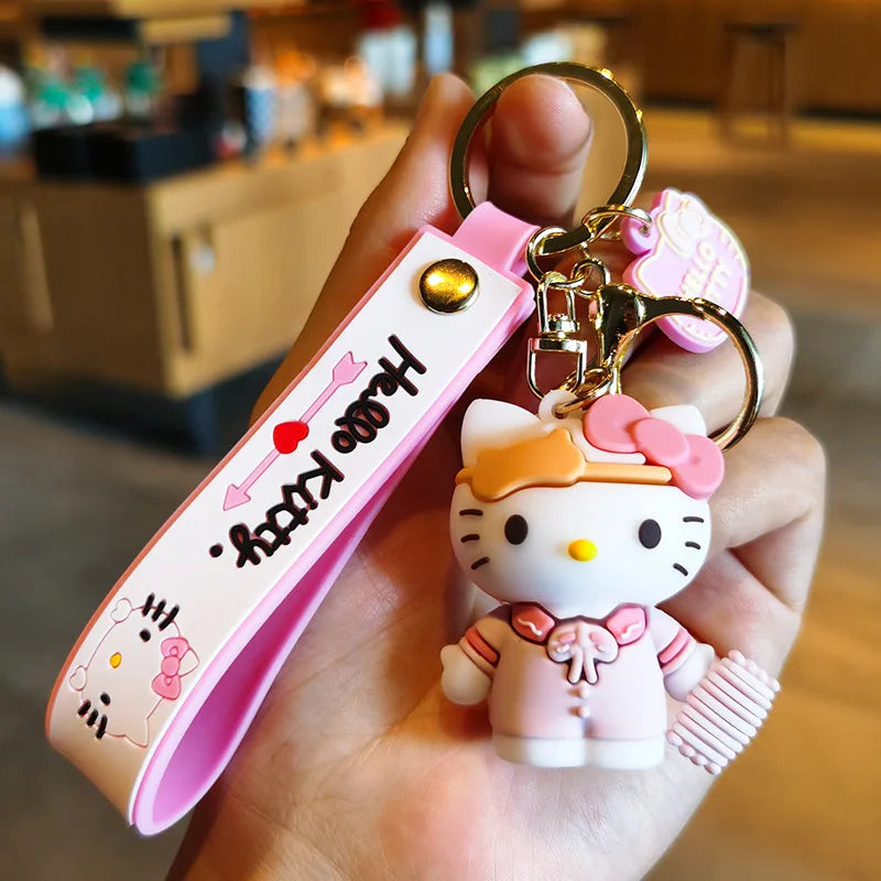 Hello Kitty Keychain - Cute Anime Accessories - WJ047C7 - Anime - Keychains - 30 - 2024