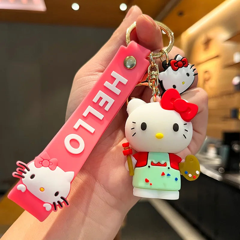 Hello Kitty Keychain - Cute Anime Accessories - WJ046C4 - Anime - Keychains - 14 - 2024
