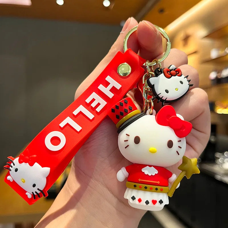 Hello Kitty Keychain - Cute Anime Accessories - WJ046C2 - Anime - Keychains - 12 - 2024