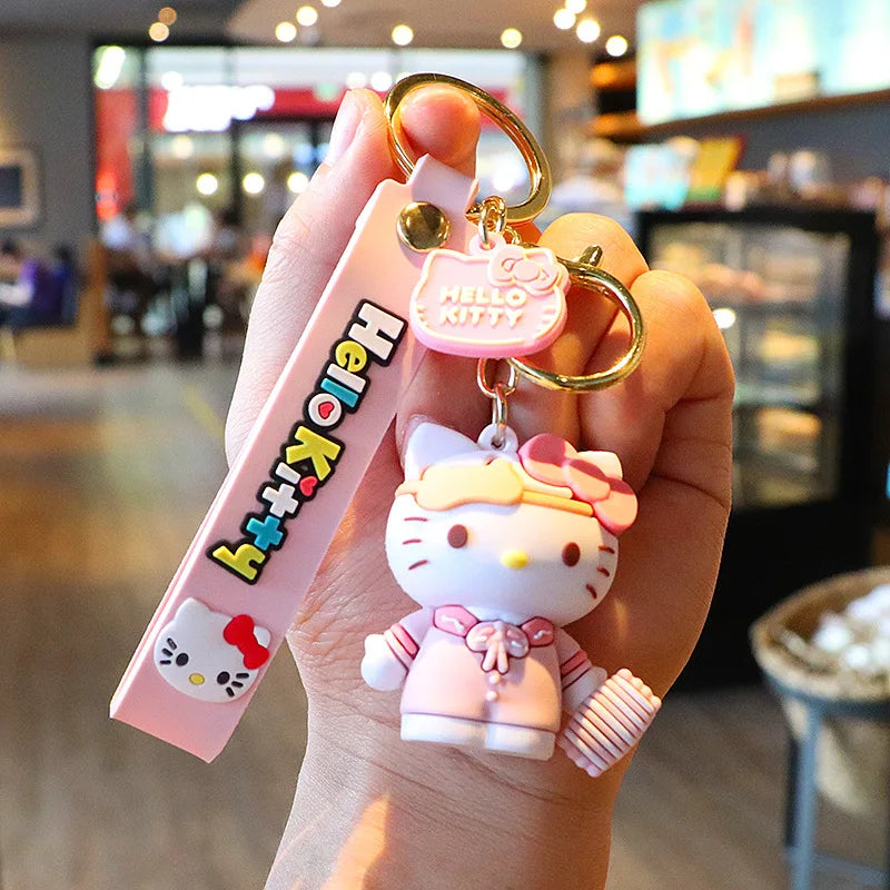 Hello Kitty Keychain - Cute Anime Accessories - WJ048C3 - Anime - Keychains - 34 - 2024