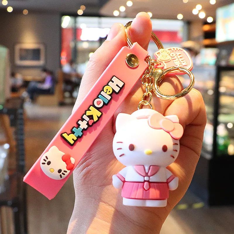 Hello Kitty Keychain - Cute Anime Accessories - WJ048C1 - Anime - Keychains - 32 - 2024