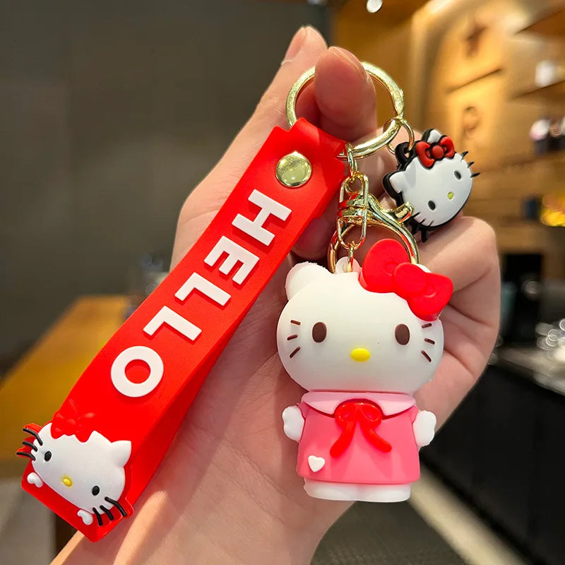 Hello Kitty Keychain - Cute Anime Accessories - WJ046C1 - Anime - Keychains - 9 - 2024