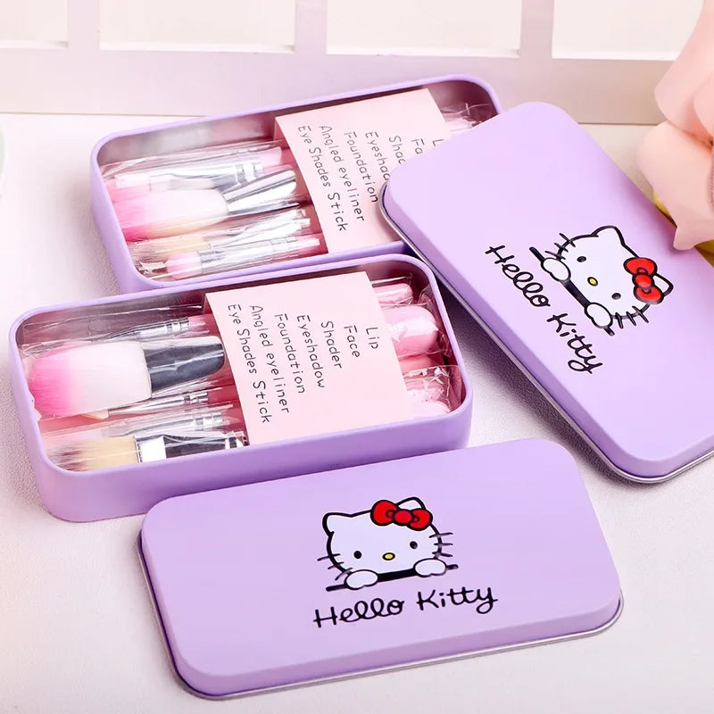 Hello Kitty Makeup Brush Set: Adorable Anime-Inspired Beauty Tools - Anime - Makeup Tools - 2 - 2024